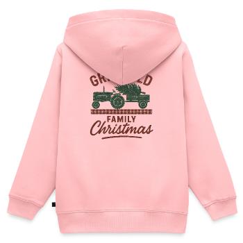 Griswold Family Christmas Tractor - Kinder Premium Organic Zip Hoodie - Rosa - Hinten - AI Model Kid Female (0cm)