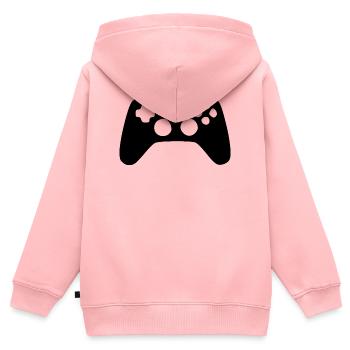 Gamer Gaming Geschenk - Kinder Premium Organic Zip Hoodie - Rosa - Hinten - AI Model Kid Female (0cm)