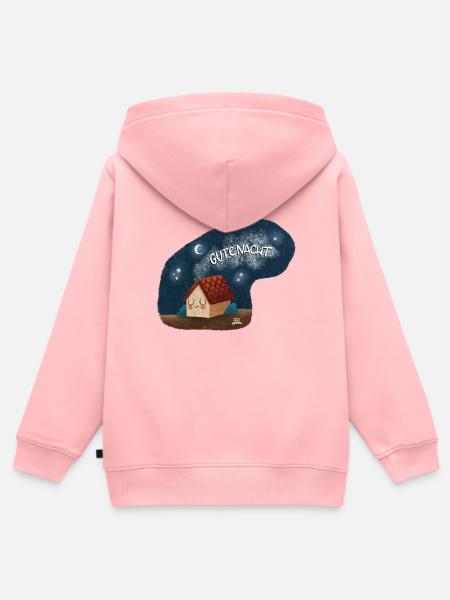 Gutenacht Hauszauber - Kinder Premium Organic Zip Hoodie - Rosa