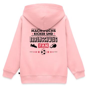 Braunschweig Fußball Nachwuchs Neuzugang Baby  - Kinder Premium Organic Zip Hoodie - Rosa - Hinten - AI Model Kid Female (0cm)