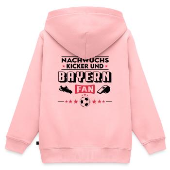 Bayern Fußball Nachwuchs Neuzugang Baby Kinder - Kinder Premium Organic Zip Hoodie - Rosa - Hinten - AI Model Kid Female (0cm)