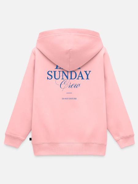 Lazy Sunday Crew - Kinder Premium Organic Zip Hoodie - Rosa