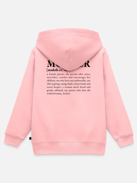 Mutter - Kinder Premium Organic Zip Hoodie - Rosa