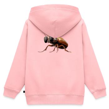 Maikäfer Süßer Hirschkäfer Nashornkäfer Insekten - Kinder Premium Organic Zip Hoodie - Rosa - Hinten - AI Model Kid Female (0cm)