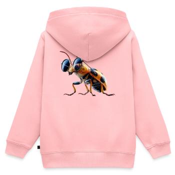 Maikäfer Süßer Hirschkäfer Nashornkäfer Insekten - Kinder Premium Organic Zip Hoodie - Rosa - Hinten - AI Model Kid Female (0cm)