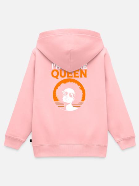 Sternzeichen Krebs - Kinder Premium Organic Zip Hoodie - Rosa