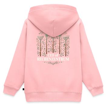 Programmierer Humor Code - für Software-Entwickler - Kinder Premium Organic Zip Hoodie - Rosa - Hinten - AI Model Kid Female (0cm)