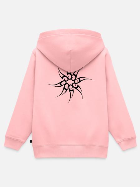 Star Tribal - Kinder Premium Organic Zip Hoodie - Rosa