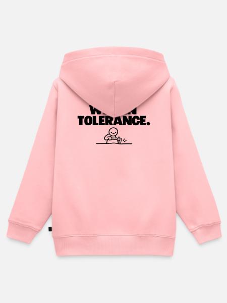 Ingenieur – Innerhalb der Toleranzen. - Kinder Premium Organic Zip Hoodie - Rosa