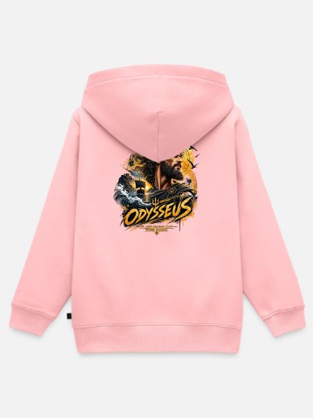 SZWENP – Odysseus Linie - Kinder Premium Organic Zip Hoodie - Rosa