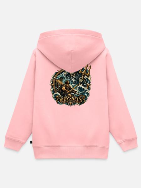 SZWENP – Odysseus Linie - Kinder Premium Organic Zip Hoodie - Rosa