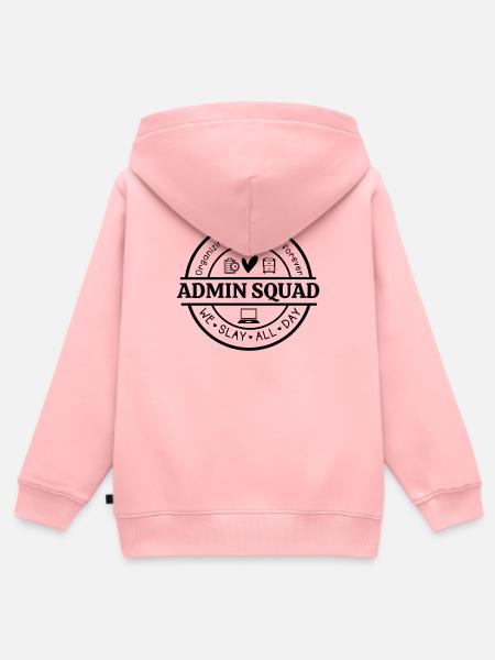 Verwaltungstrupp, Cowerker, Bürolehrer, Lehrer - Kinder Premium Organic Zip Hoodie - Rosa