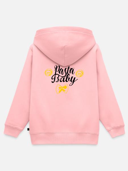 Pastababy - Kinder Premium Organic Zip Hoodie - Rosa