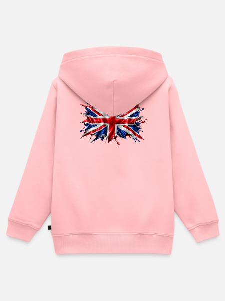8F428481-D42D-43B0-A41A-8355FA6EA7C8 - Kinder Premium Organic Zip Hoodie - Rosa