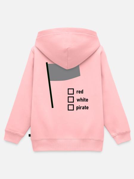Flag - Kinder Premium Organic Zip Hoodie - Rosa
