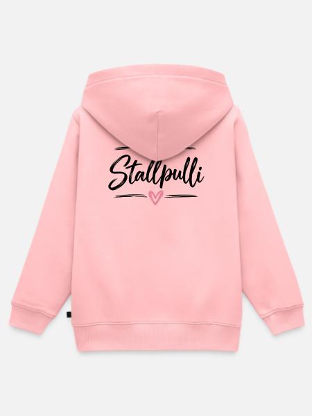 Stallpulli - Pferd - Reiterin - Stall - Pullover - Kinder Premium Organic Zip Hoodie - Rosa