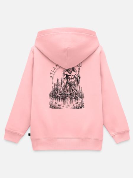 Atlantis Verlorene Stadt - Kinder Premium Organic Zip Hoodie - Rosa
