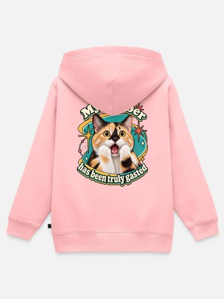 Fassungslos - Kinder Premium Organic Zip Hoodie - Rosa