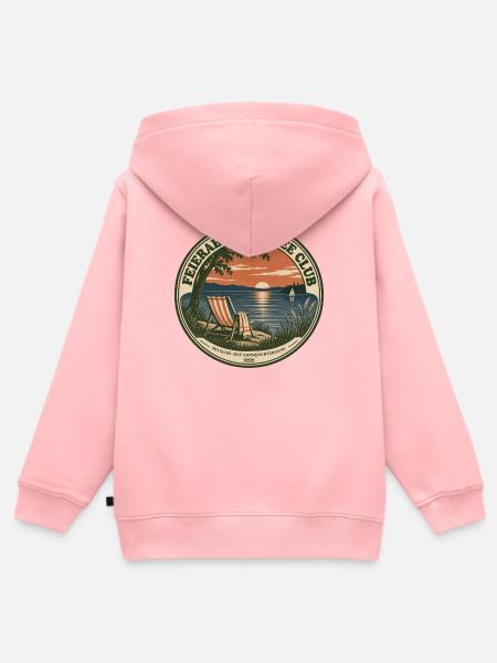Feierabendsee - Kinder Premium Organic Zip Hoodie - Rosa
