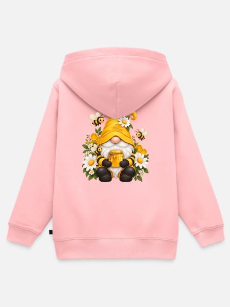 Süße Zwerge unter den Gnomen - Kinder Premium Organic Zip Hoodie - Rosa
