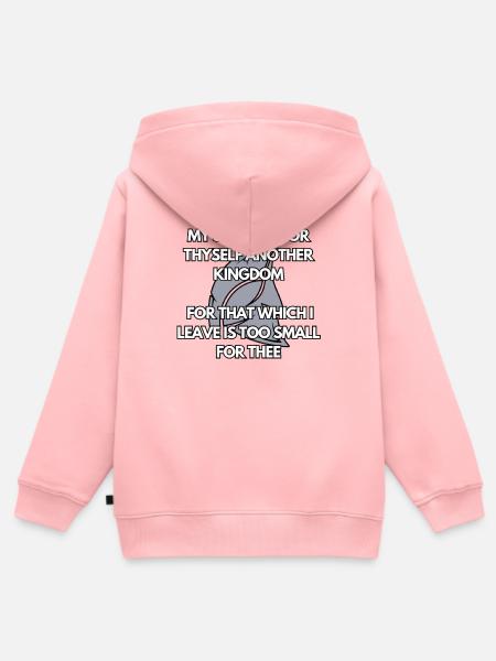 Mein Sohn - Kinder Premium Organic Zip Hoodie - Rosa