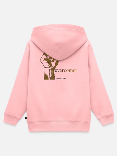 Überwinder - Kinder Premium Organic Zip Hoodie - Rosa