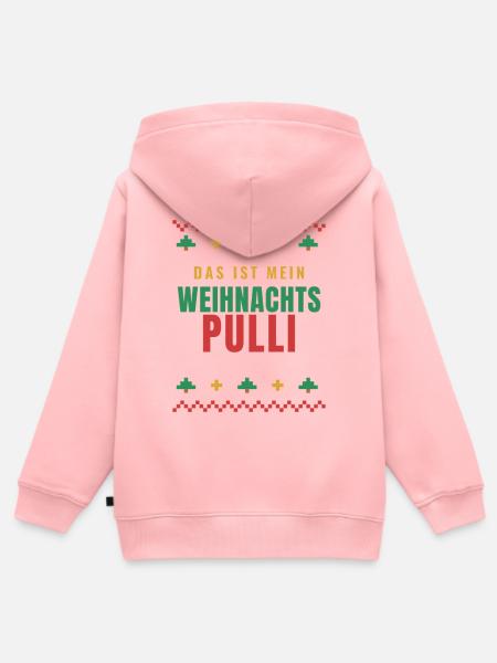 Das ist mein Weihnachtspulli – lustig - Kinder Premium Organic Zip Hoodie - Rosa