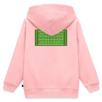 Montrez vos couleurs - Football - Sweat Premium à capuche zippé enfant bio - rose - Dos - AI Model Kid Female (0cm)