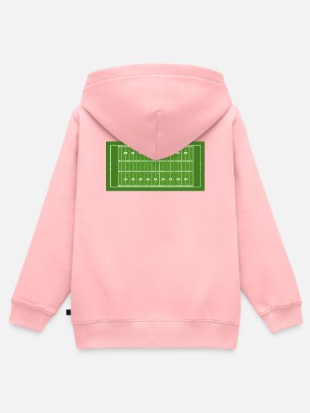 Zeig deine Farben – Fußball - Kinder Premium Organic Zip Hoodie - Rosa