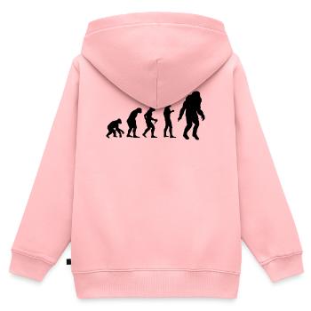 Bigfoot Sasquatch Hide And Seek Sayings - Kids Premium Organic Zip-up Hoodie - rose - Back - AI Model Kid Female (0cm)