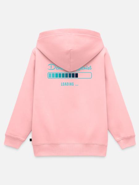 Zahnhygieniker Dental Zahnarzt - Kinder Premium Organic Zip Hoodie - Rosa