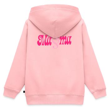 Jura Mama Gesetze - Kinder Premium Organic Zip Hoodie - Rosa - Hinten - AI Model Kid Female (0cm)