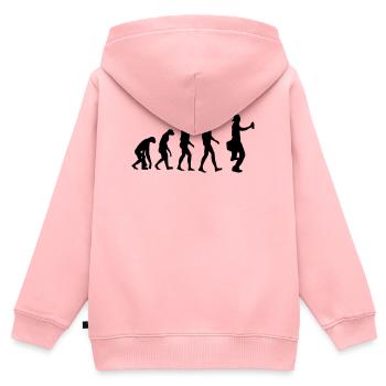 Graffiti / Tag / Writer / Street Art - Kinder Premium Organic Zip Hoodie - Rosa - Hinten - AI Model Kid Female (0cm)