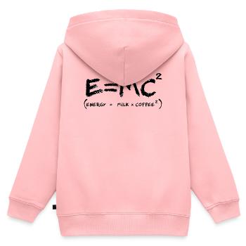 Coffee Energy Formula Geek Humor - Kids Premium Organic Zip-up Hoodie - rose - Back - AI Model Kid Female (0cm)