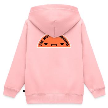 I'm Not A Morning Person Lustig Müde Morgenmuffel - Kinder Premium Organic Zip Hoodie - Rosa - Hinten - AI Model Kid Female (0cm)