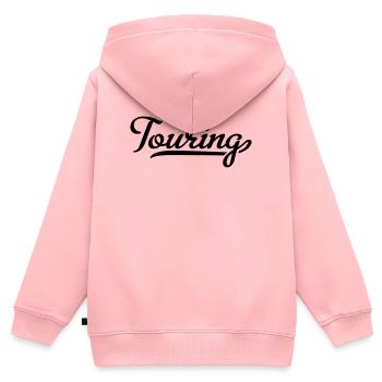 2541614 112658601 Touring - Kinder Premium Organic Zip Hoodie - Rosa - Hinten - AI Model Kid Female (0cm)