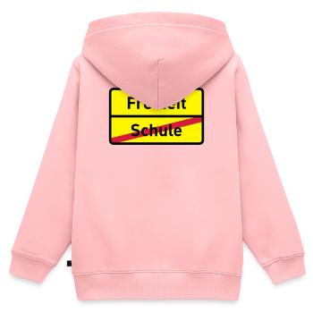 abishirt schulabschluss abimotiv 2010 gymnasium - Kinder Premium Organic Zip Hoodie - Rosa - Hinten - AI Model Kid Female (0cm)