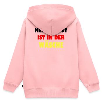 Mein Trikot ist in der Wäsche - Kinder Premium Organic Zip Hoodie - Rosa - Hinten - AI Model Kid Female (0cm)