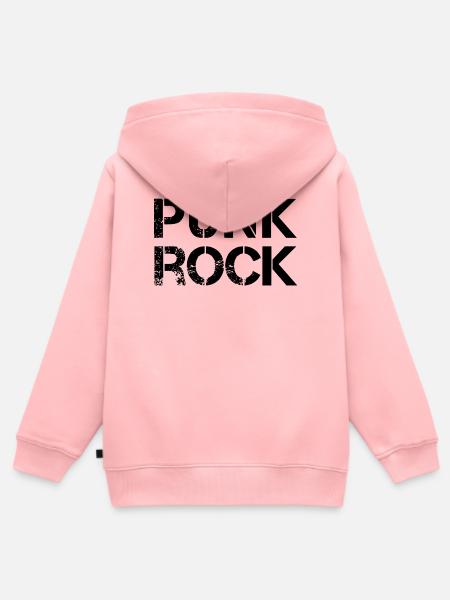 Punkrock-Logo - Kinder Premium Organic Zip Hoodie - Rosa