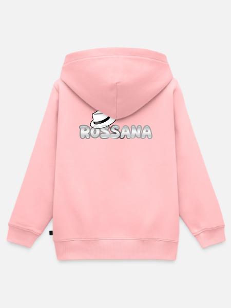Hut Rossana - Kinder Premium Organic Zip Hoodie - Rosa