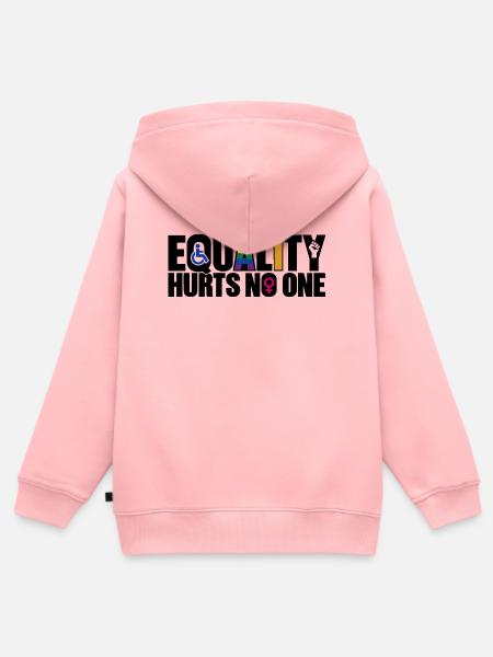 Equality Hurts No One – Gleichberechtigung - Kinder Premium Organic Zip Hoodie - Rosa