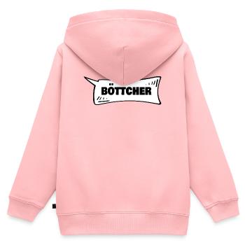 Azubi Boettcher - Kinder Premium Organic Zip Hoodie - Rosa - Hinten - AI Model Kid Female (0cm)