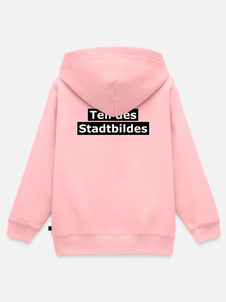 Teil des Stadtbildes - Kinder Premium Organic Zip Hoodie - Rosa
