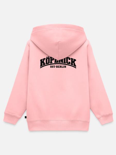 Köpenick - Ost-Berlin - Bezirk - Deutschland - Kinder Premium Organic Zip Hoodie - Rosa