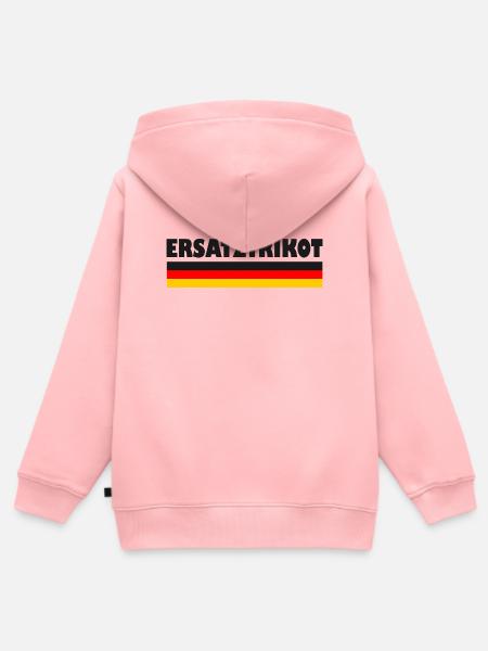 Ersatztrikot - Kinder Premium Organic Zip Hoodie - Rosa