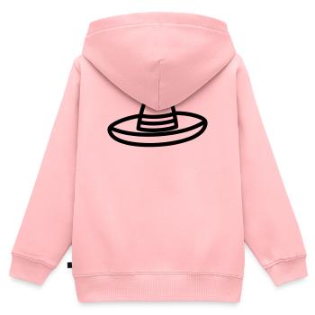 Mexican Hat - Kids Premium Organic Zip-up Hoodie - rose - Back - AI Model Kid Female (0cm)