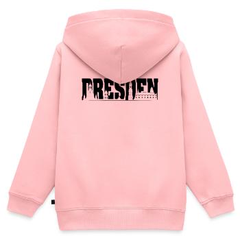 dresden skyline symbol frauenkirche logo - Kinder Premium Organic Zip Hoodie - Rosa - Hinten - AI Model Kid Female (0cm)