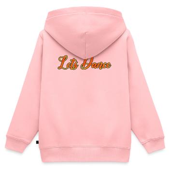 Feuriger Tanz Motivation für den Freigeist - Kinder Premium Organic Zip Hoodie - Rosa - Hinten - AI Model Kid Female (0cm)