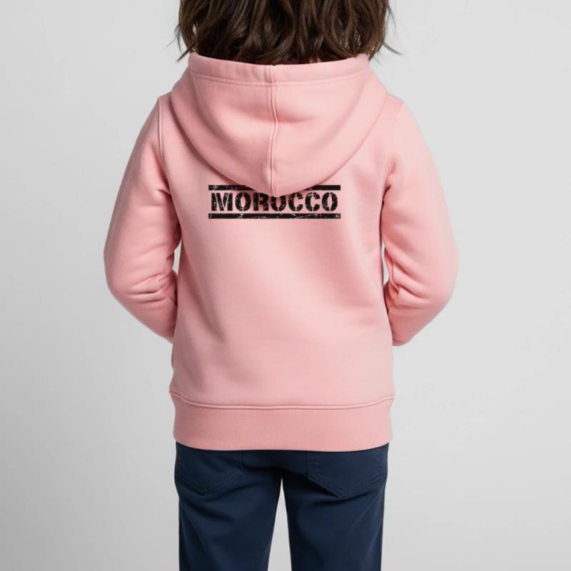 Morocco Kinder Premium Organic Zip Hoodie