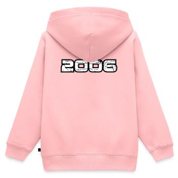 2006 - Kinder Premium Organic Zip Hoodie - Rosa - Hinten - AI Model Kid Female (0cm)